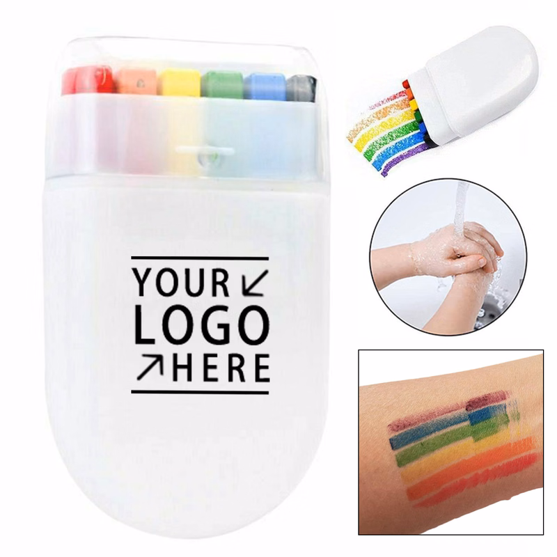 Rainbow Non-Toxic Face Body Paint Crayon