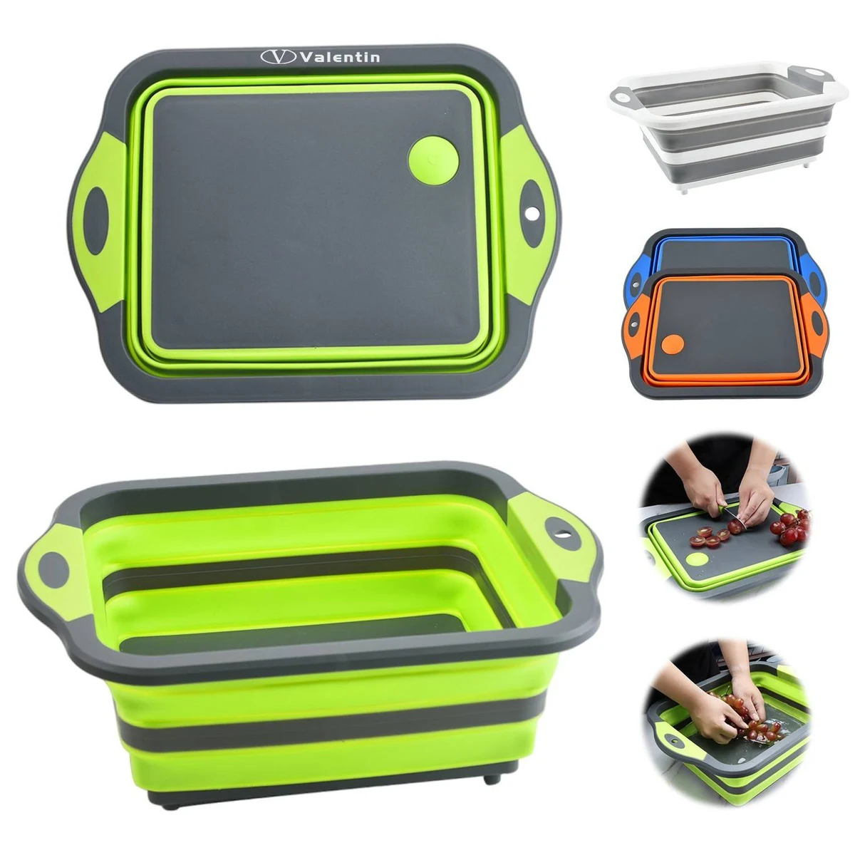 Collapsible Silicone Cutting Board 1