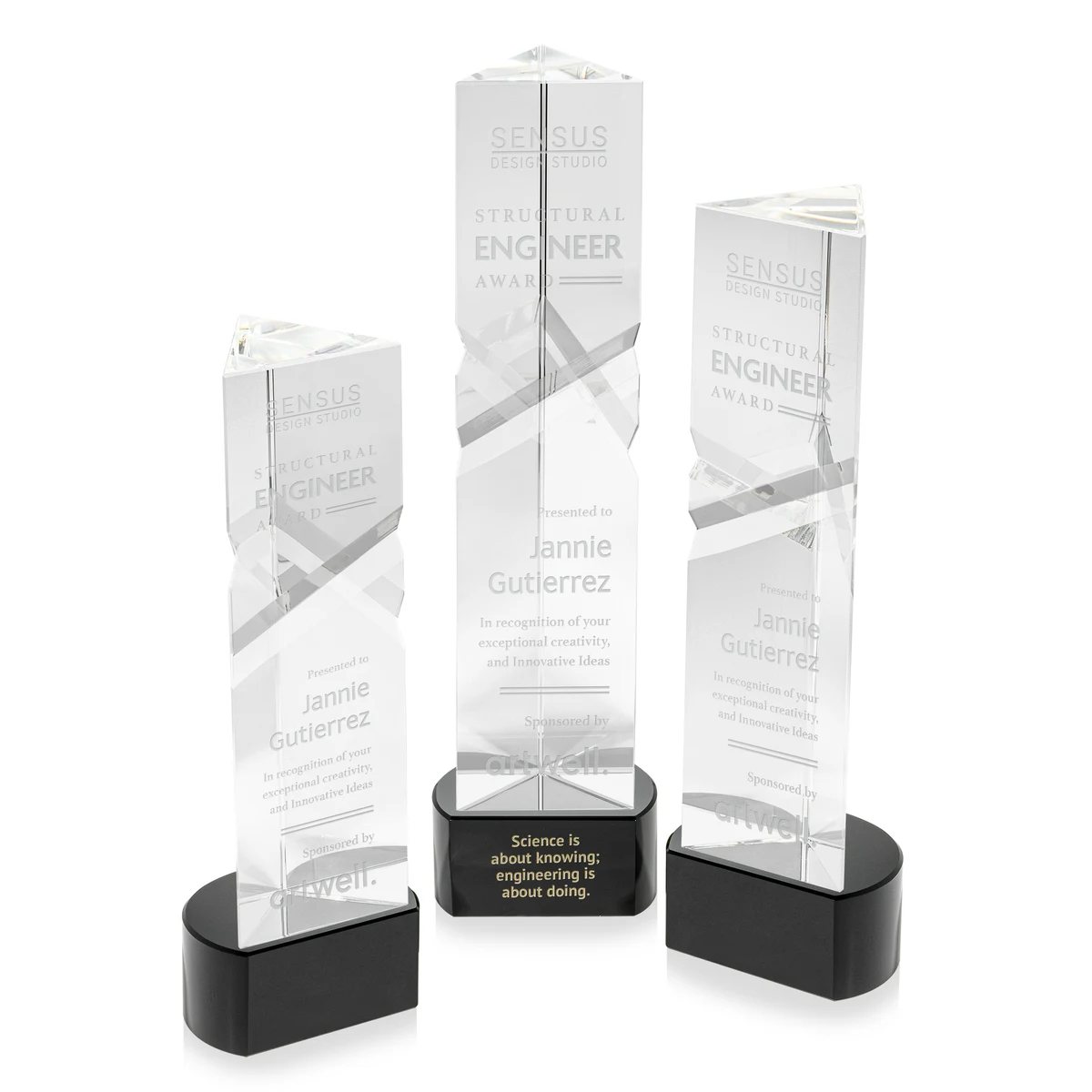 Oakham Award on Paragon Base - Black 1