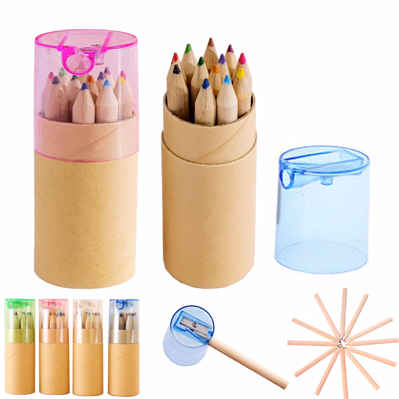 Mini Colored Pencils with Sharpener
