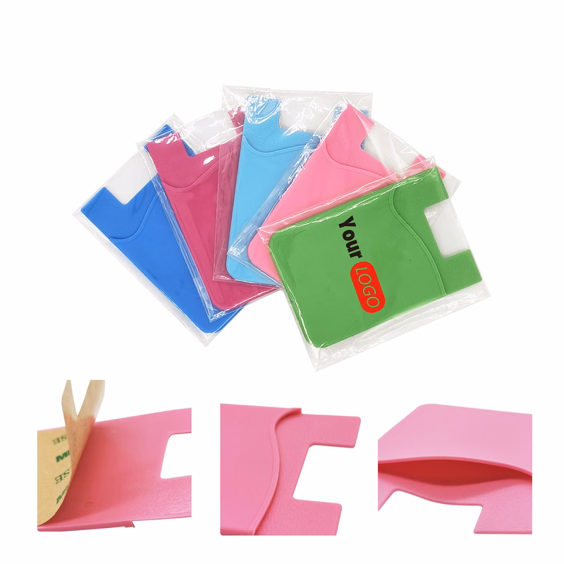 MOQ50 Personalized Silicone Card Sticker With Logo