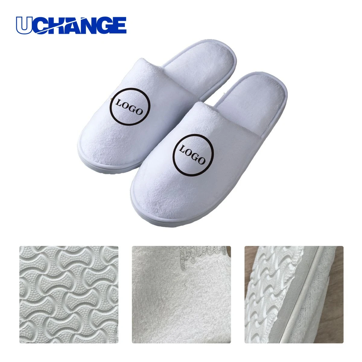 Disposable Hotel Slippers with Custom Logo 1