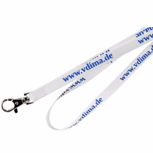 Economy 3/4" Polyester lanyard with J-Hook