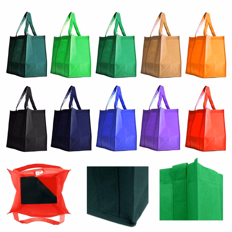 Reusable Reinforced Handle Non-Woven Tote Bag