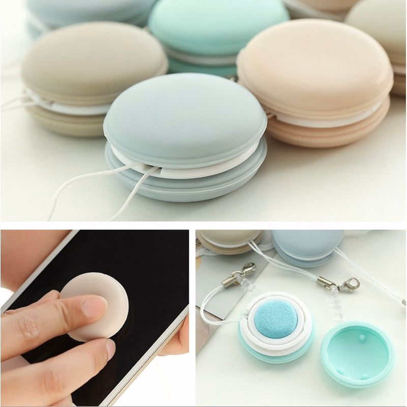 Mini Glasses & Cell Phone Screen Cleaner Combo Key Chain