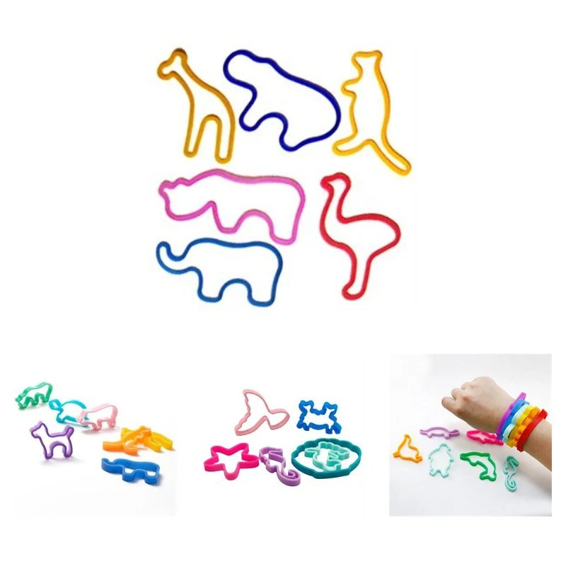 Animal Rubber Bands Custom Shape Silicone Wristband 1