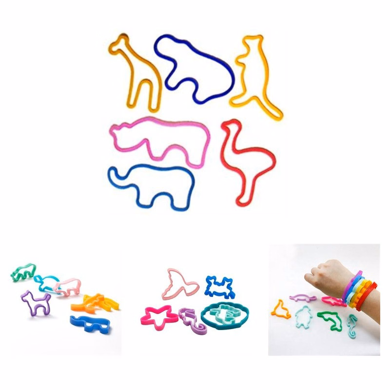 Animal Rubber Bands Custom Shape Silicone Wristband
