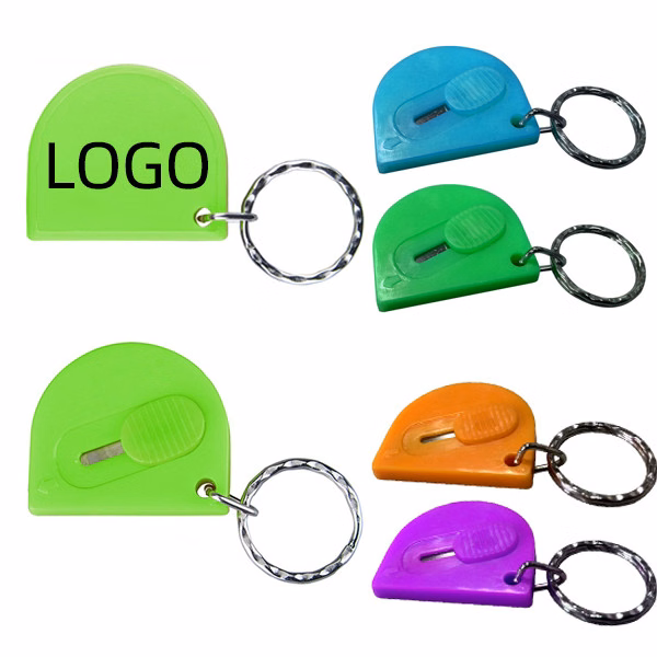 Mini Blade Box Cutter Knife W/ Keyring
