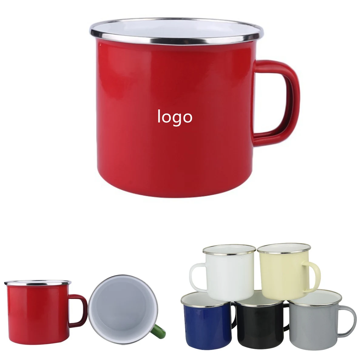 Edge Enamel Coffee Mug 1