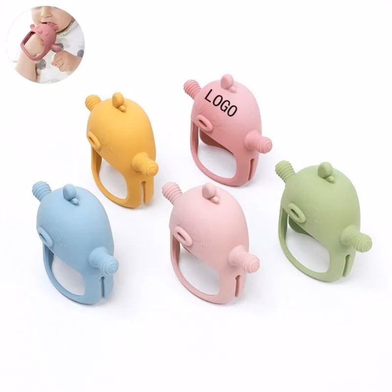 Silicone Duckling Baby Teether