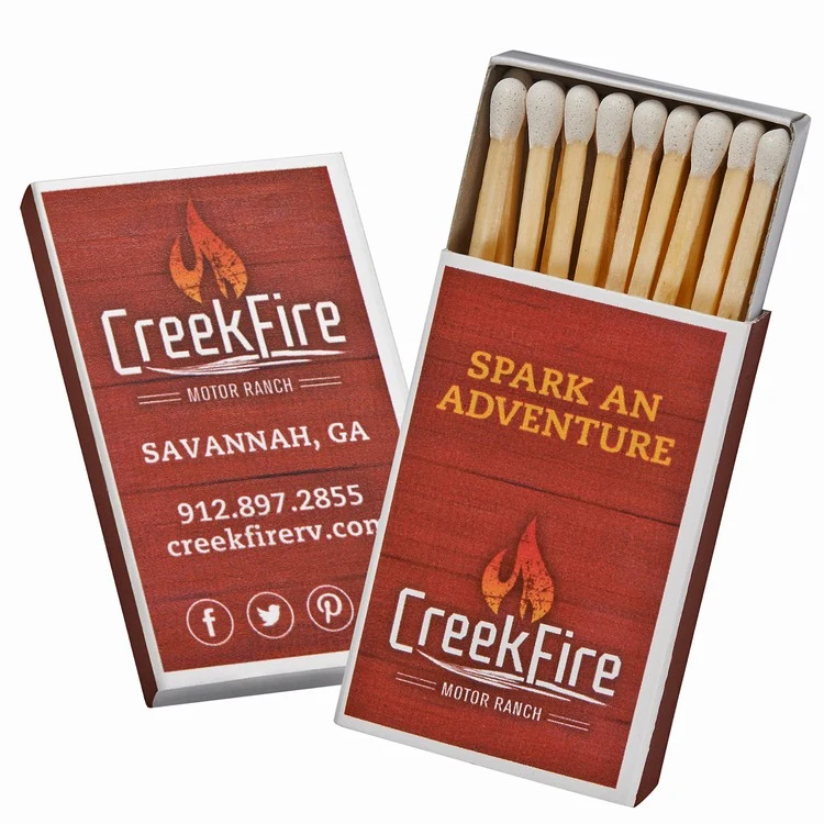 Low Quantity / Fast Turn, Tiffany Matchbox 23-24 Matchsticks (2-inch) 1
