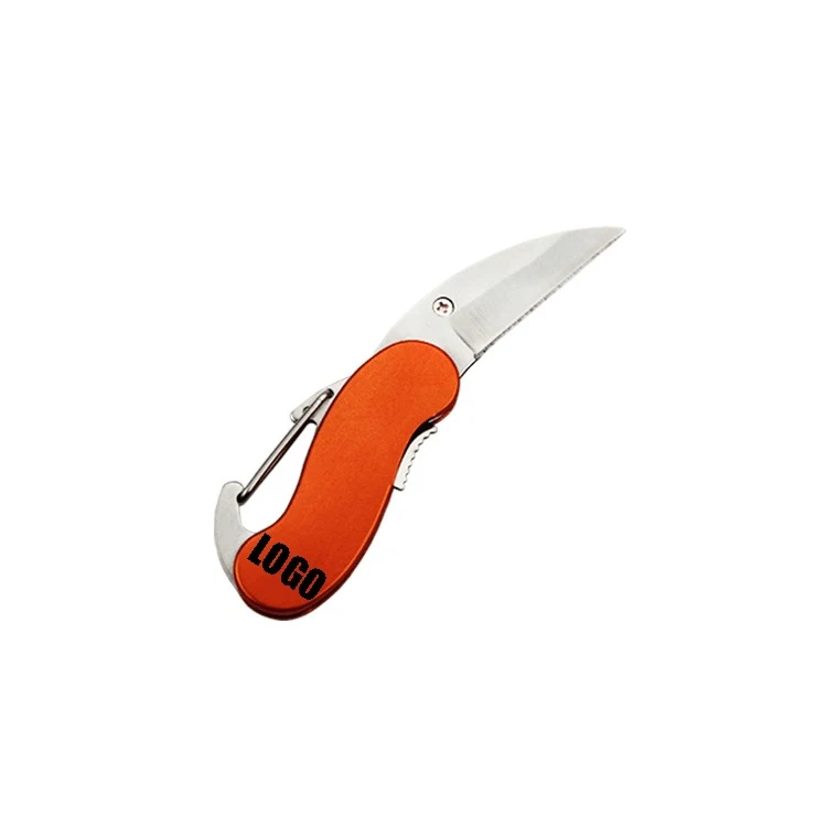 Pocket Knife with Carabiner Clip /Portable and Versatile Folding Blade 1