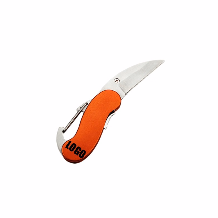 Pocket Knife with Carabiner Clip /Portable and Versatile Folding Blade