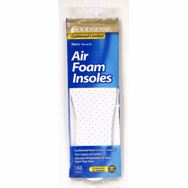 GoodSense Men's Air Foam Insoles - Trim to Fit