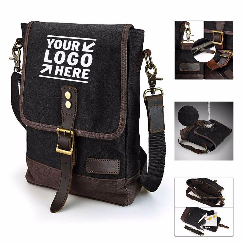 Men Women Canvas Purse Crossbody Shoulder Messenger Bag Casual Sling Pack