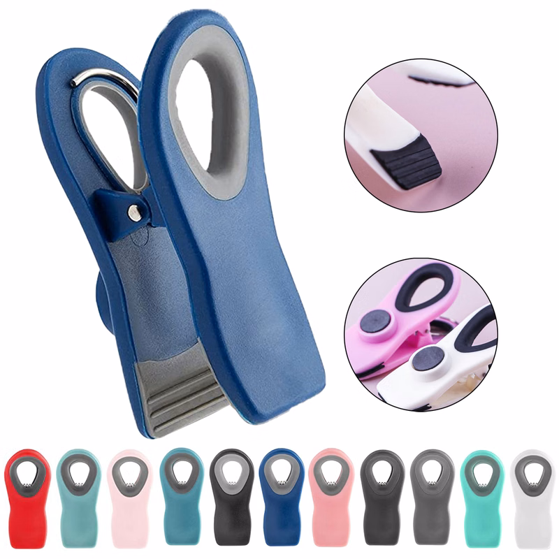 Plastic Sealing Magnetic Fridge Clip