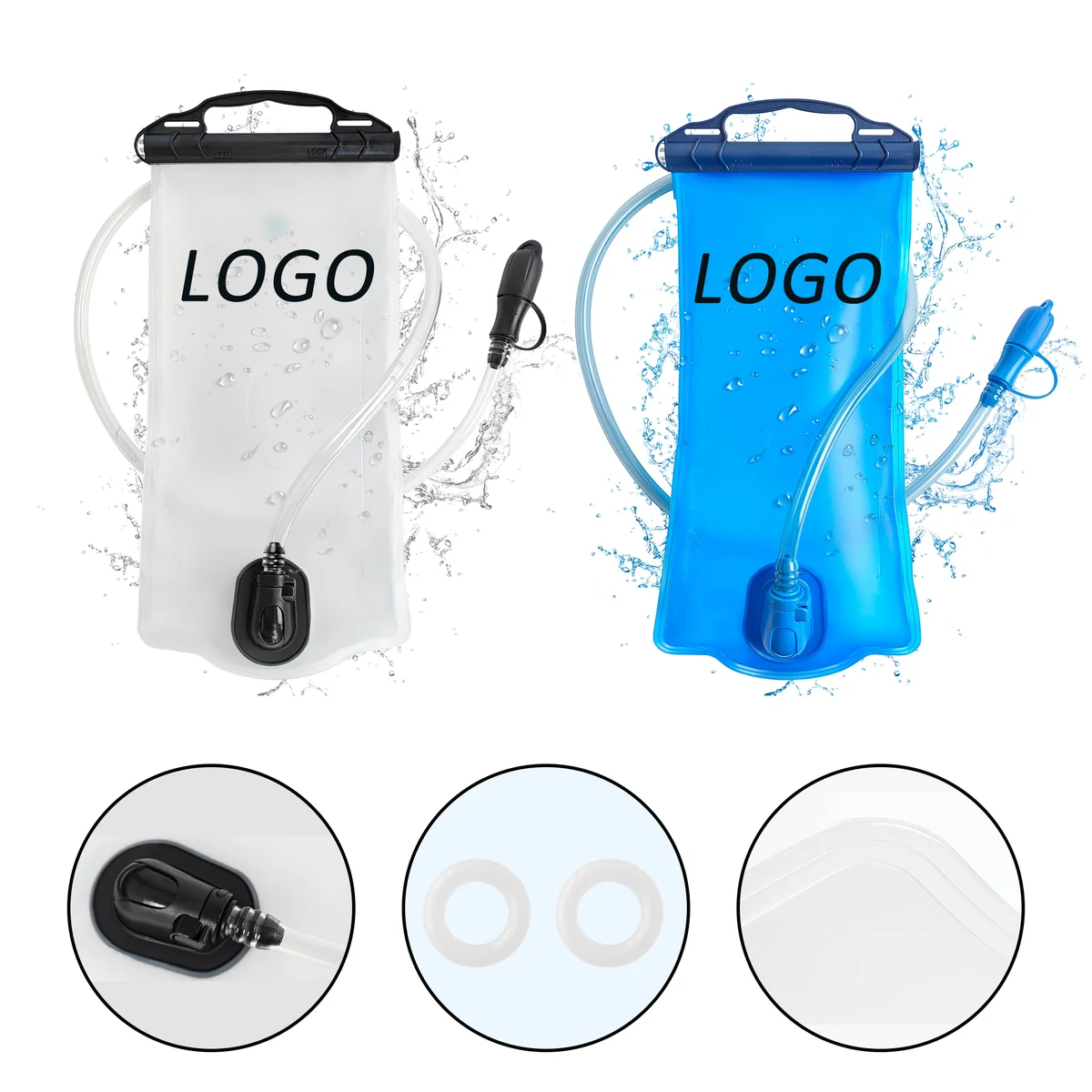 2L Foldable Portable Water Bag 1