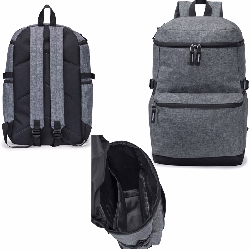 Heathered Computer Laptop Backpack with Padded Back Panel
