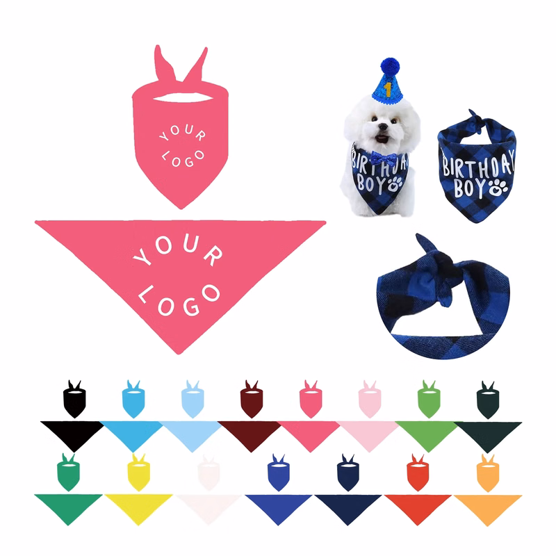 MOQ 50 Universal Dog Bandana