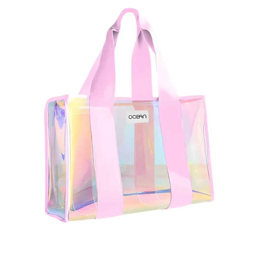 Iridescent Vinyl Tote Bag 1