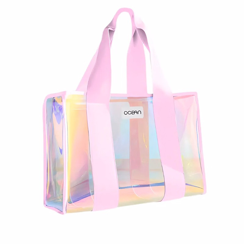 Iridescent Vinyl Tote Bag