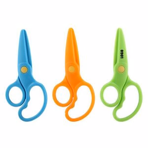 Ergonomic Plastic Mini Scissors With Safety Tip