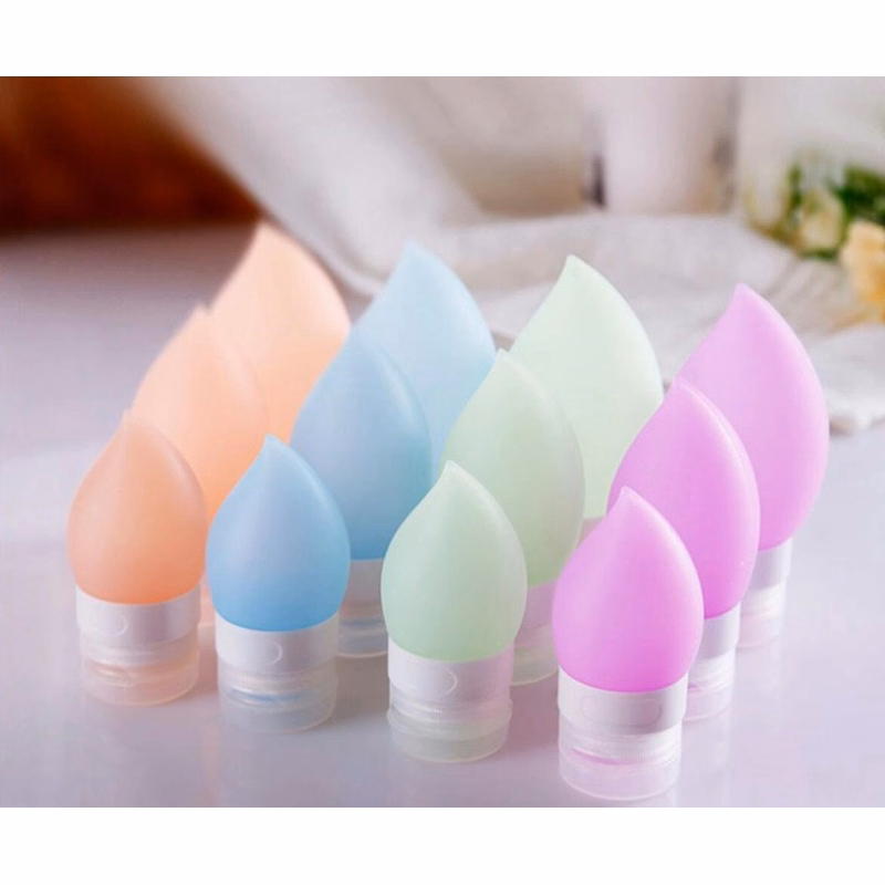 2 OZ Silicone Travel Squeeze Cosmetic Bottles