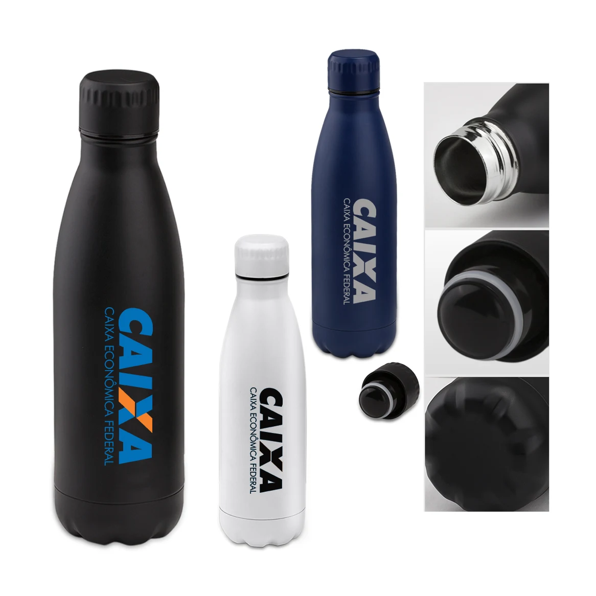 Vacuum Insulation Stainless Steel Water Bottle - 17oz 1