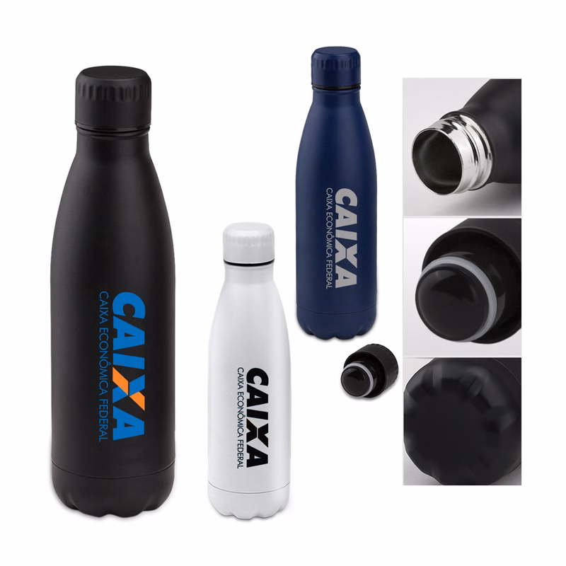 Vacuum Insulation Stainless Steel Water Bottle - 17oz
