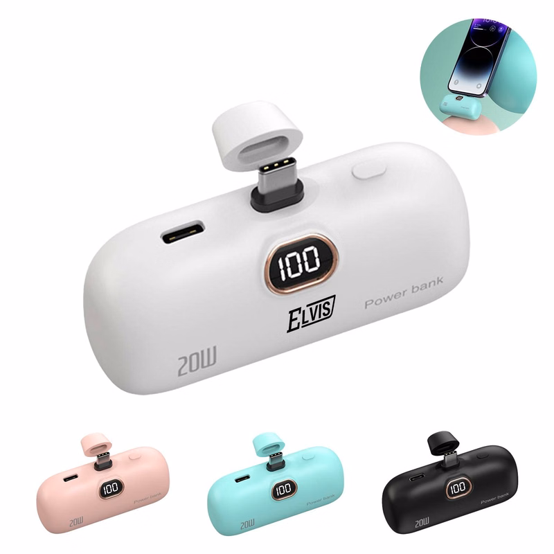 5000mAh Mini Pocket Power Bank w/ Digital Display