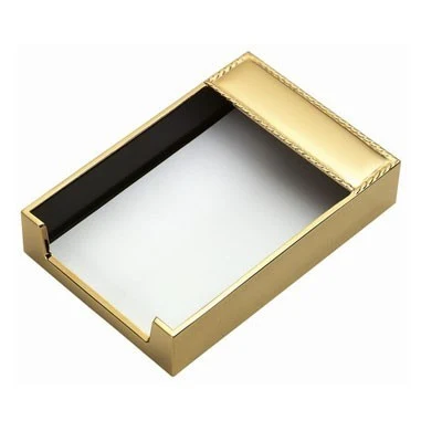 Gold Plated Memo Pad Holder 1