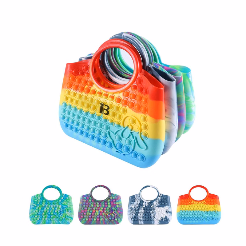 Duck Silicone Fidget Pop Handbag