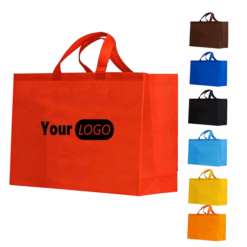 Colorful Shopping Eco-friendly Three-dimensional Bags