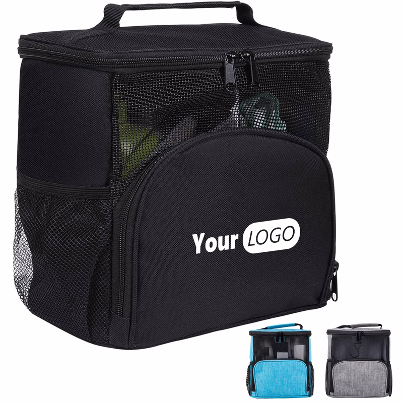 Polyester Foldable Mesh Water Resistant Makeup Bag