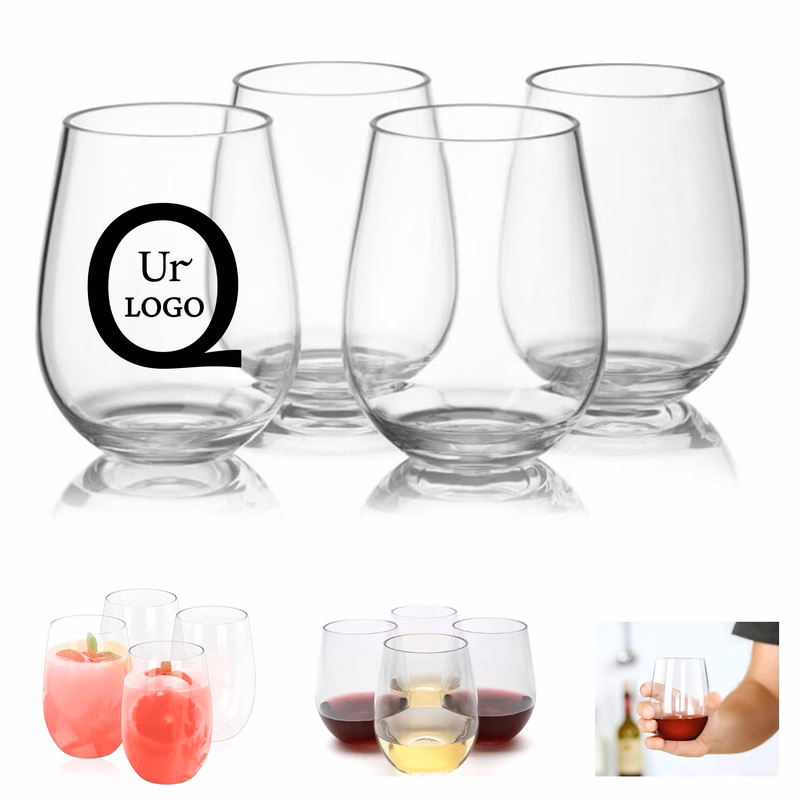 12 Oz Elegant Glasses For Wine