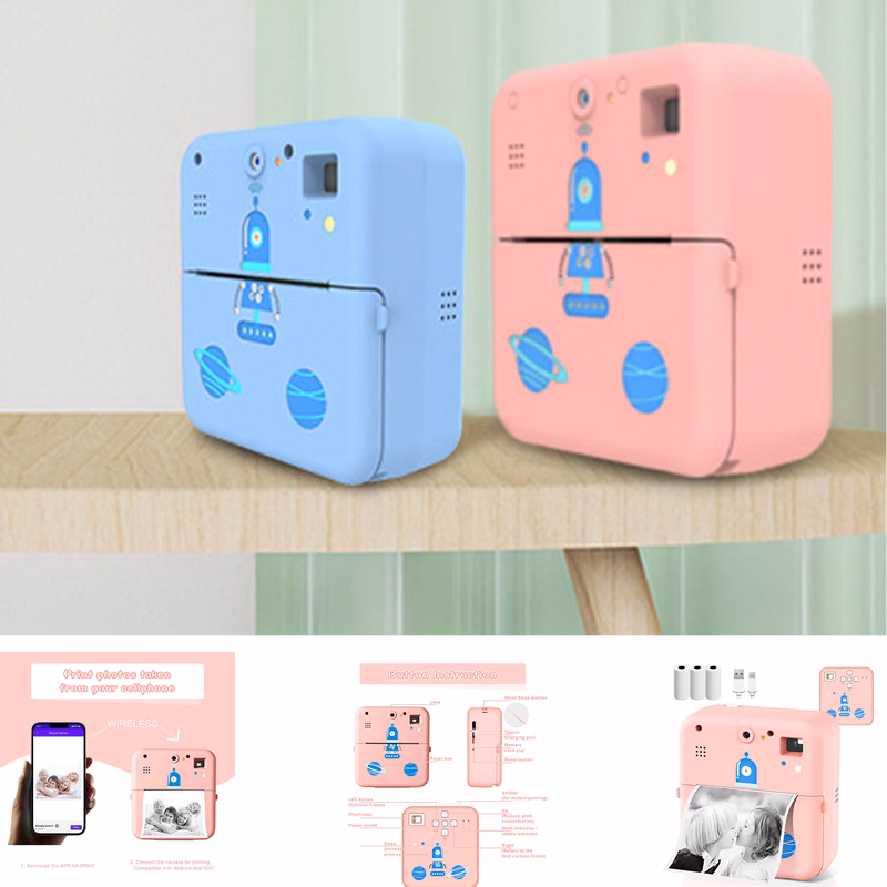 Instant Print Camera for Kids