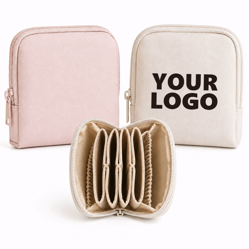 Six Compartment Jewelry Organizer Pouch