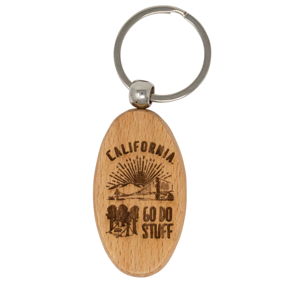 Wood Keychains - Oval 1
