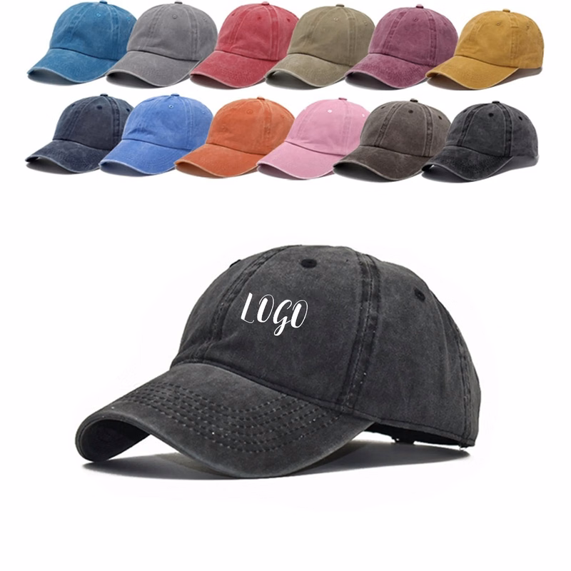 Outdoor 6 Panel Structured Washed Baseball Cap