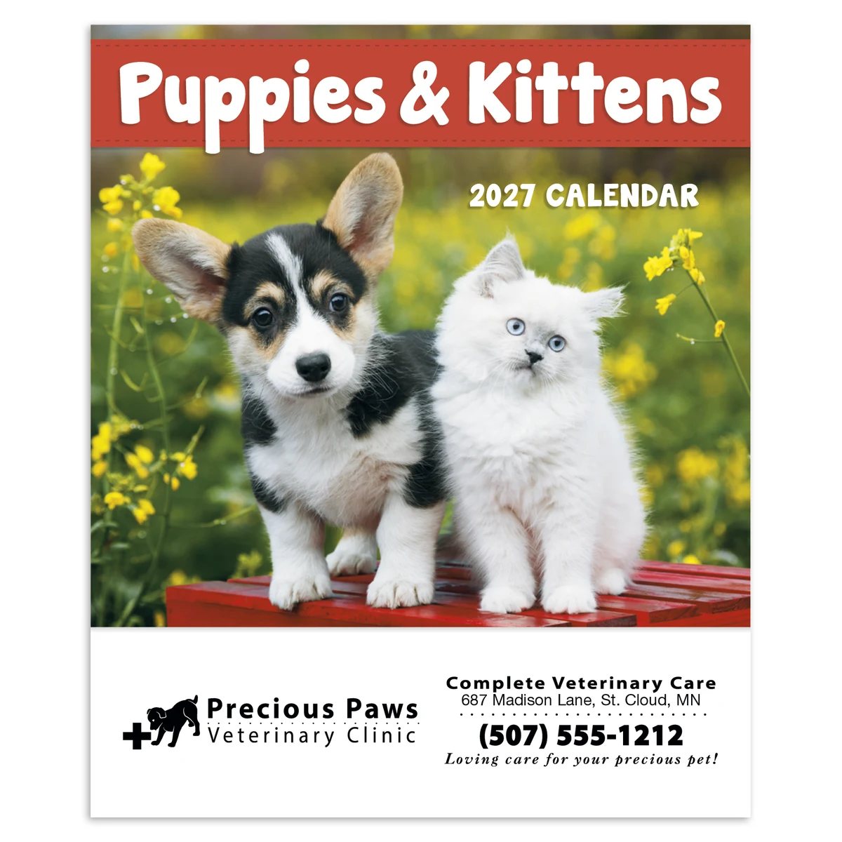 Good Value™ Puppies & Kittens - Mini Calendar 1