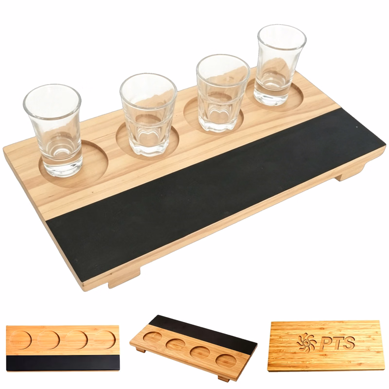 Wooden Cocktail Tray