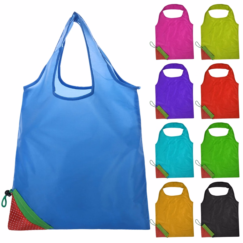 Strawberry Shopping Bag Fruit Shape Folding Reusable Bags