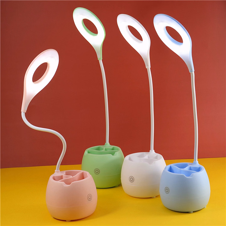 Bedroom Lamp with Pen Holder