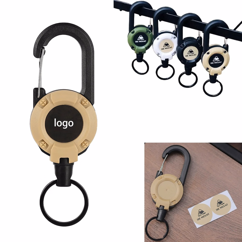 Tactical metal lanyard with drawstring