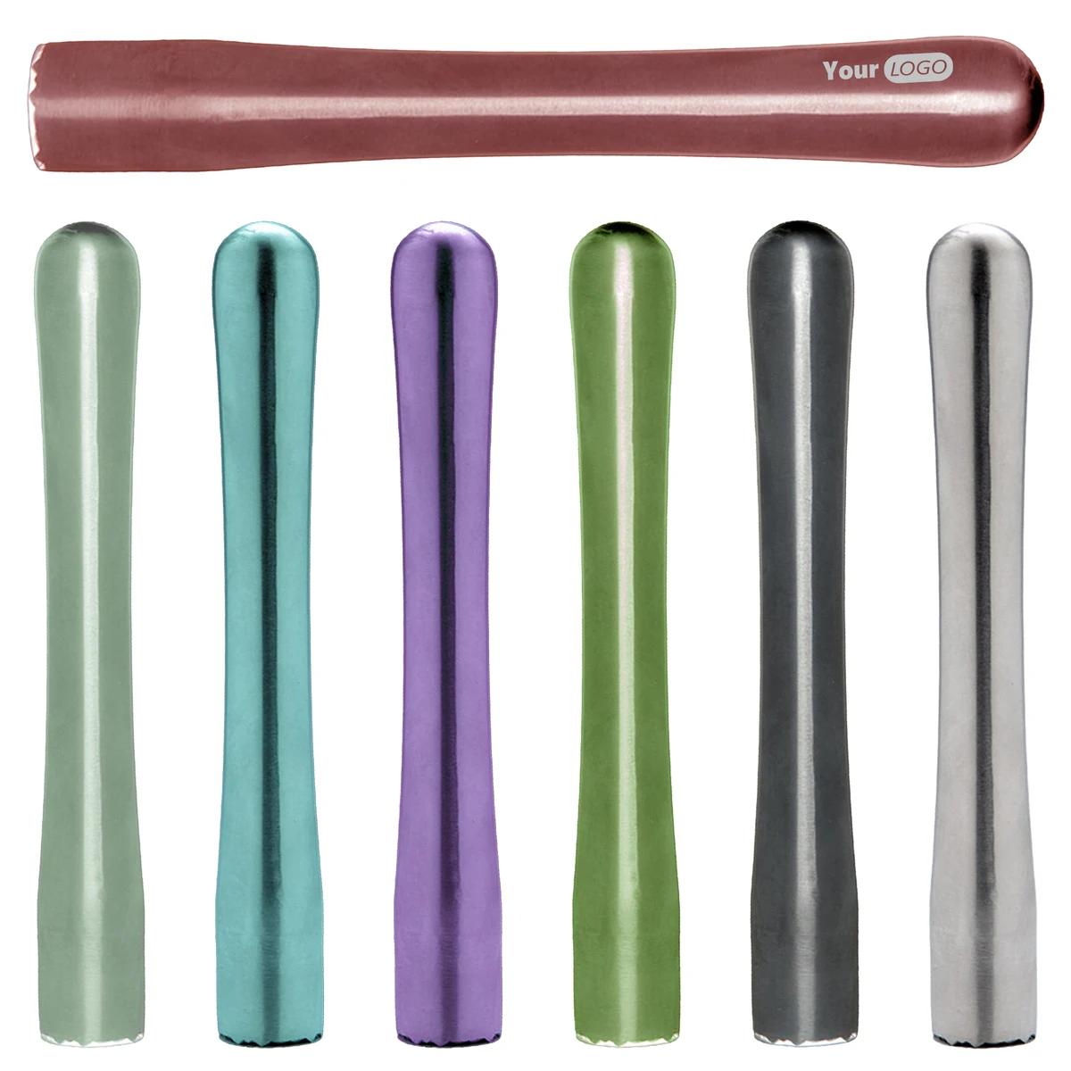 Stainless Steel Colorful Muddler Collection For Crafting Flavored Cocktails 1