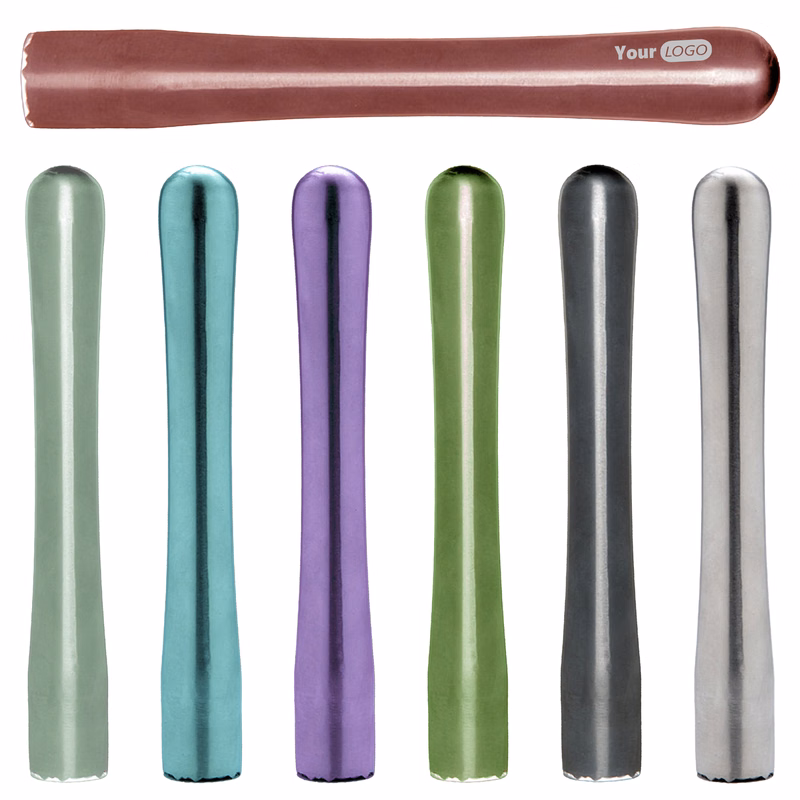 Stainless Steel Colorful Muddler Collection For Crafting Flavored Cocktails