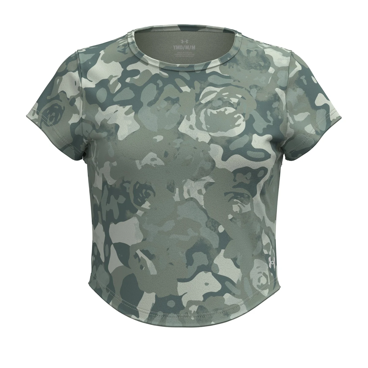UA Motion Fitted Printed Girls' Short Sleeve 1