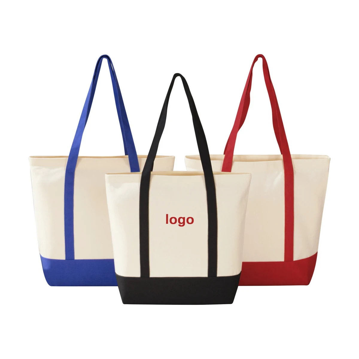 Reusable 12oz Cotton Canvas Carry Tote, custom tote bag with logo imprint 1