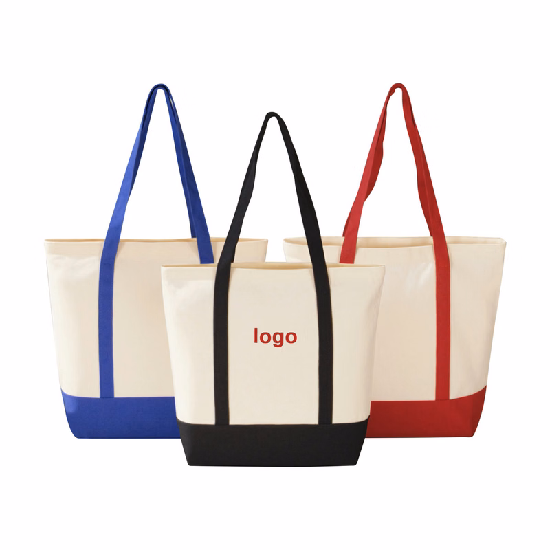 Reusable 12oz Cotton Canvas Carry Tote