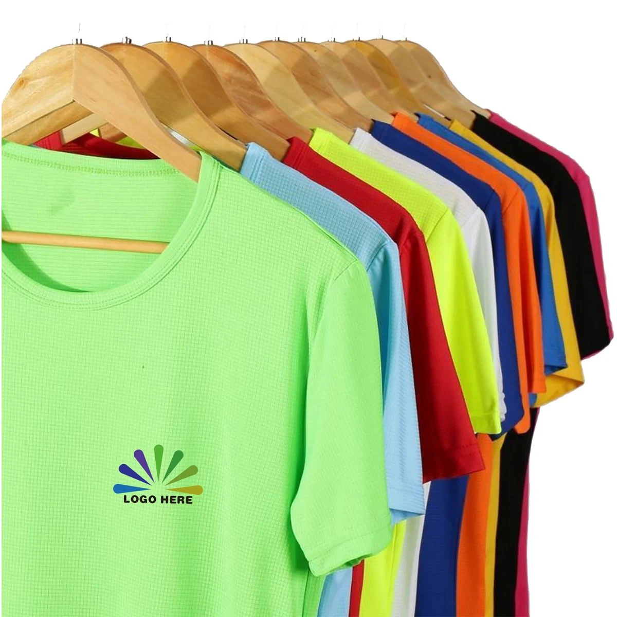 Unisex Quick Dry Athletic Running Short Sleeve Tee Shirts 1